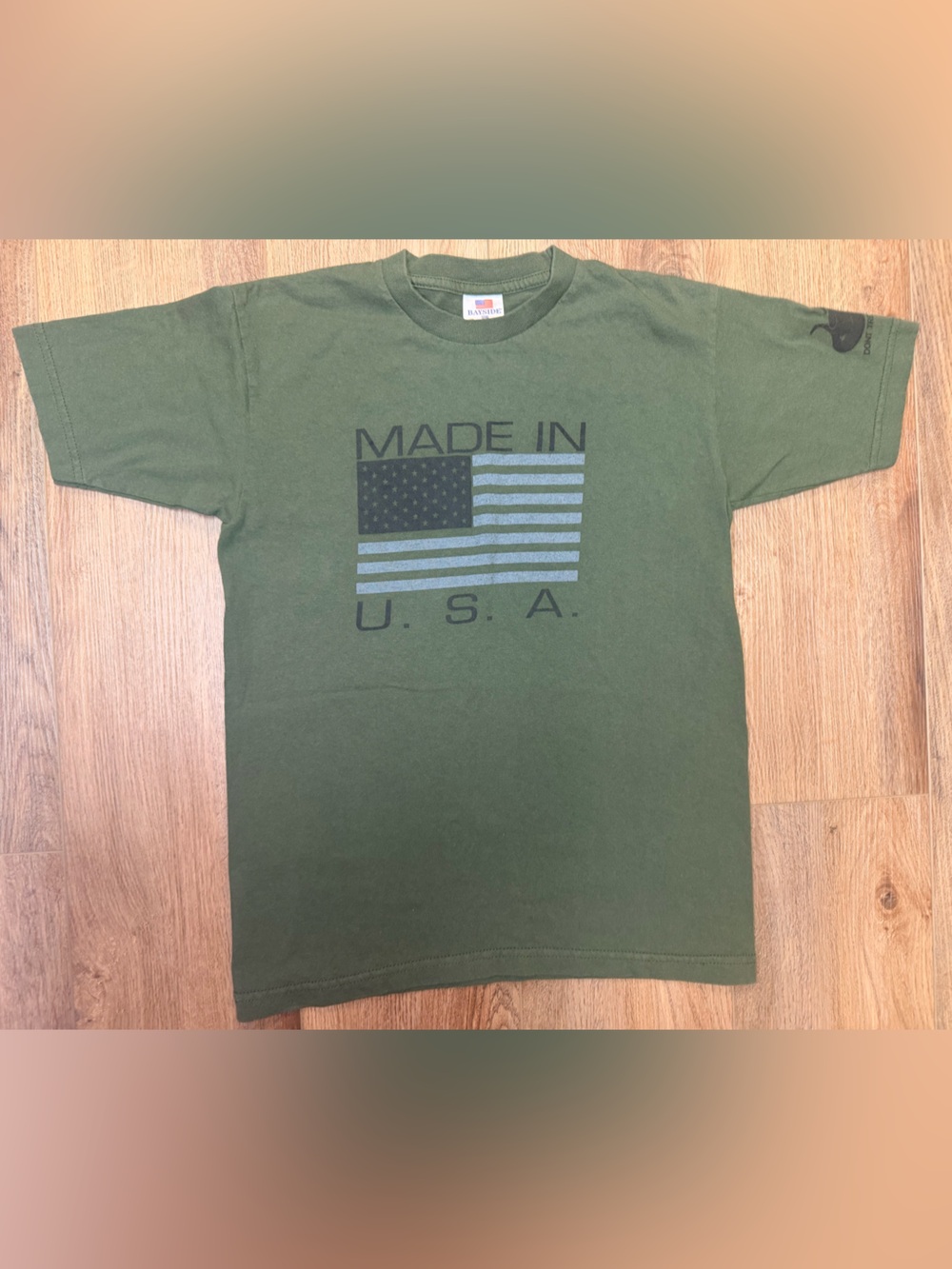 USA Flag Tactical T Shirt Lot 2 Mens Small Made In USA Don’t Tread On Me Cotton - Picture 5 of 11